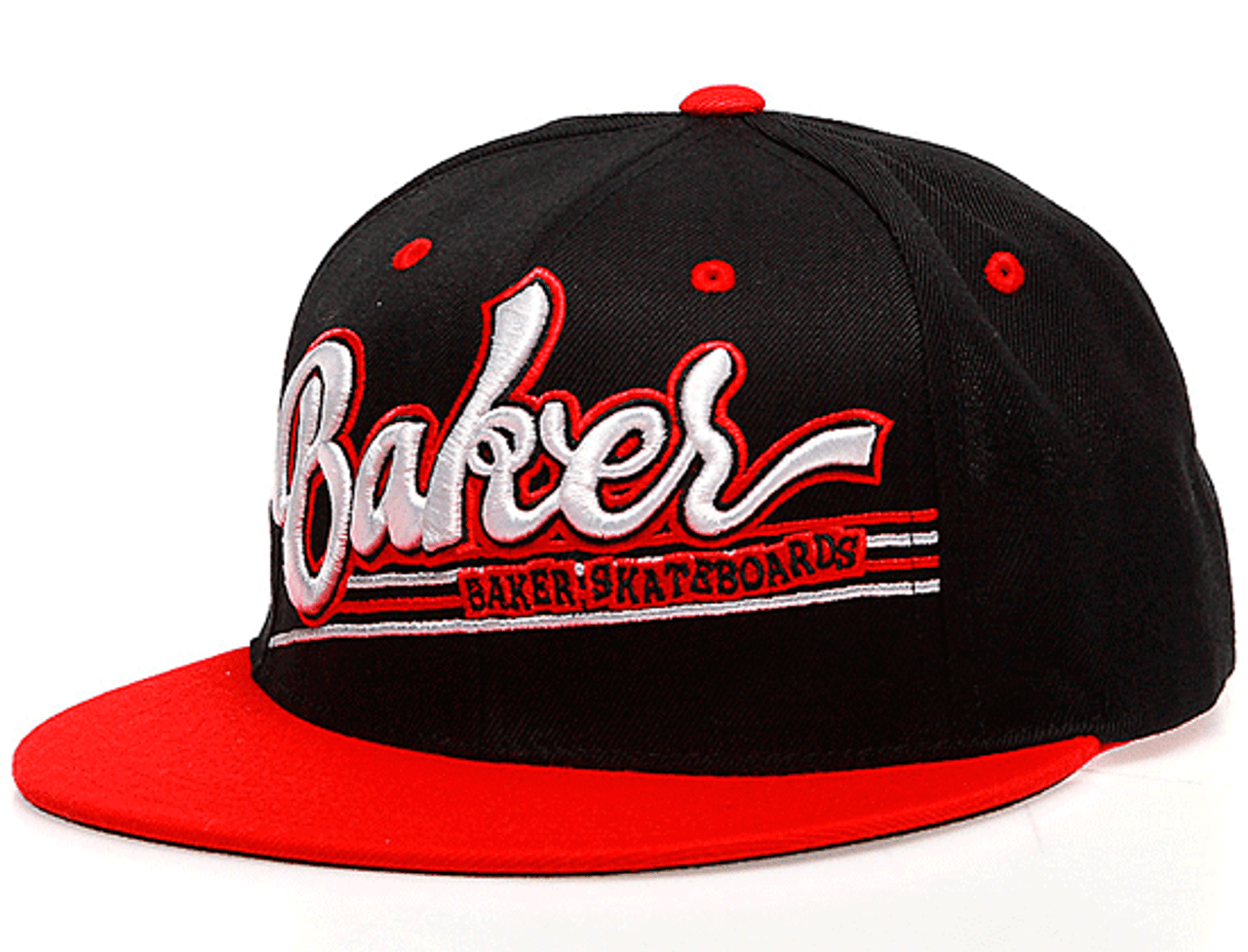 Order Trucker Baker Cap, white/red