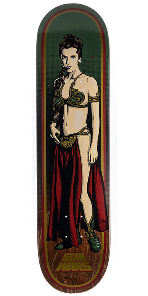 Santa Cruz Star Wars Slave Leia Skateboard Deck 7.8 x 31.7 - Green