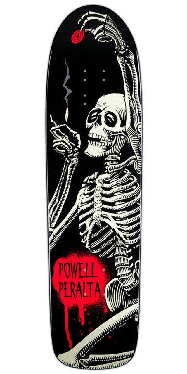 Powell Peralta Funshape Hippie Skeleton Skateboard Deck 8.4