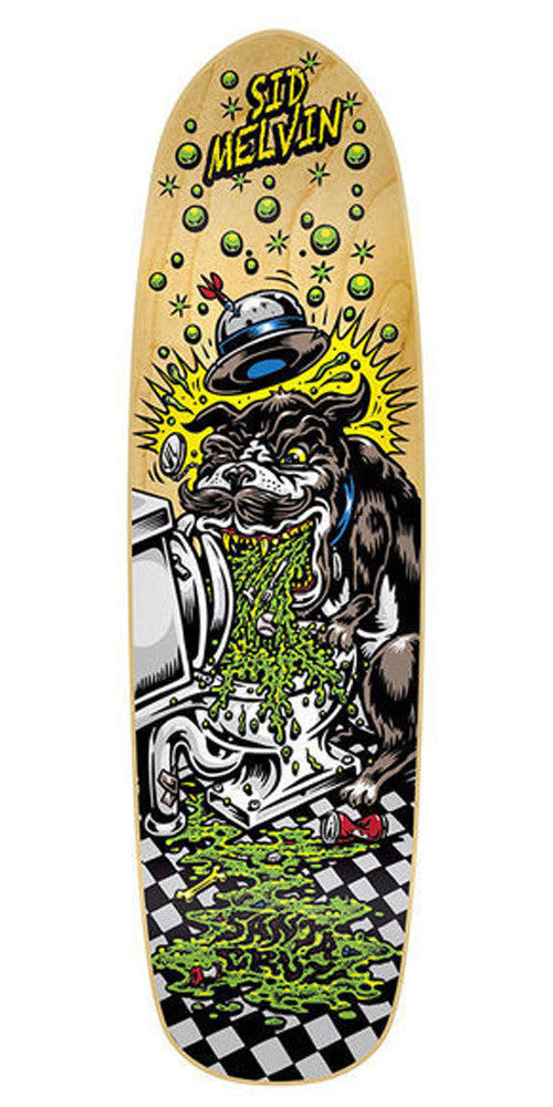 Santa Cruz Melvin Sick Dog Skateboard Deck 8.8 x 31.8 - Multi
