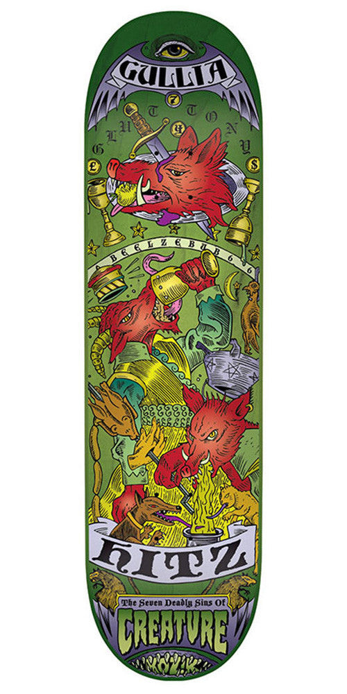 Skateboard Complet Creature Galaxy Logo Mid 7.8 Avec