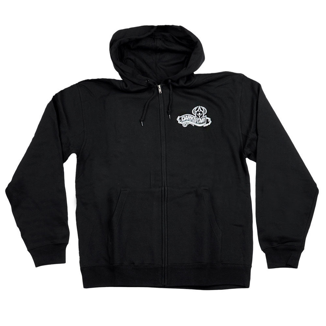 Darkstar Quality Zip Up Hoodie - Black - Sweatshirt