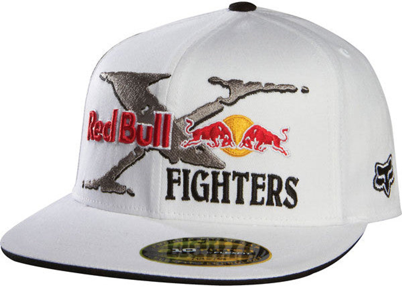 Fox Red Bull X-Fighters Core 210 Hat - White - Mens Hat