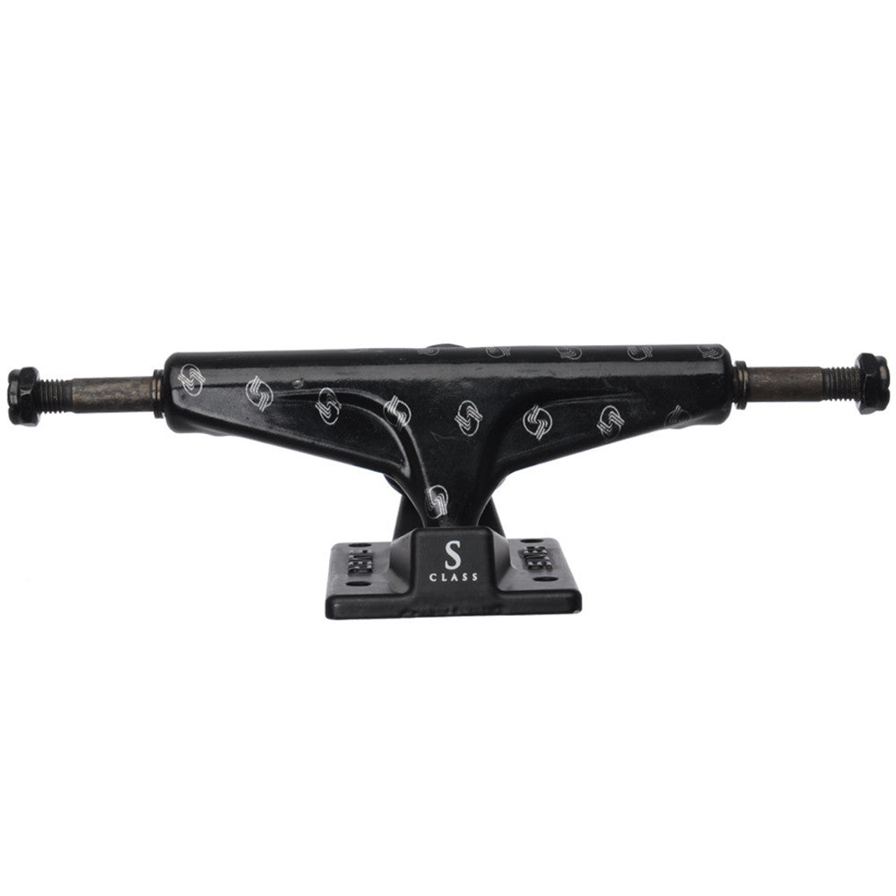 Silver S Class - Black/Black - 7.75in - Skateboard Trucks (Set of 2)