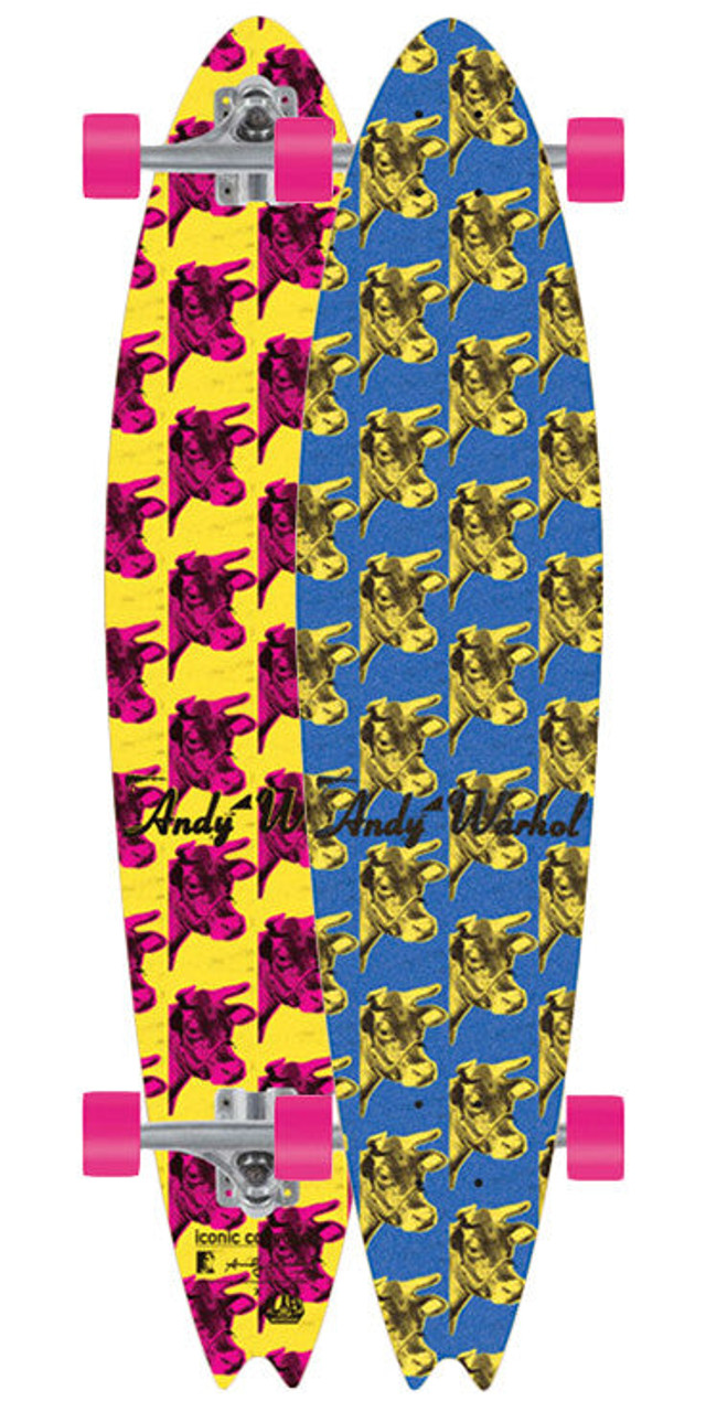 Alien Workshop Andy Warhol Cow Complete Skateboard - 8.0in x 34.5