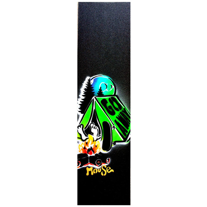 Mob Mouse Go Away Hand Sprayed 9in x 33in Skateboard Griptape (1 Sheet)