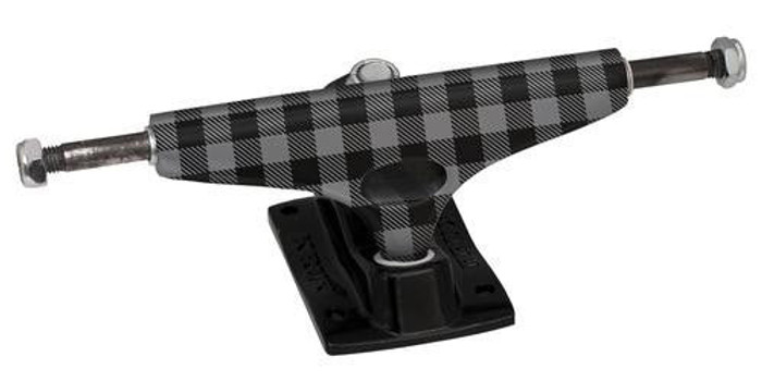 Krux 3.5 Plaidypus Downlow - Skateboard Trucks - 5.0 - Grey Checker/Black (Set of 2)