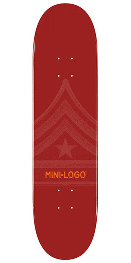 Mini Logo Skateboard Deck 7.88 - Maroon Quartermaster