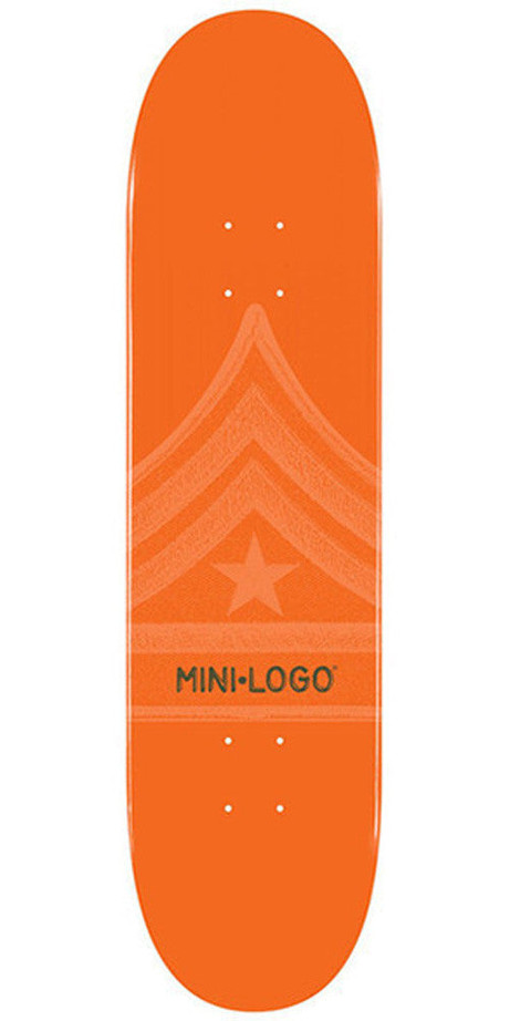 Mini Logo Skateboard Deck 7.88 - Orange Quartermaster