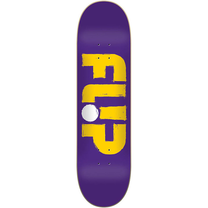 Flip Team Odyssey Stroked Skateboard Deck - Purple - 31.5in x 8.0in