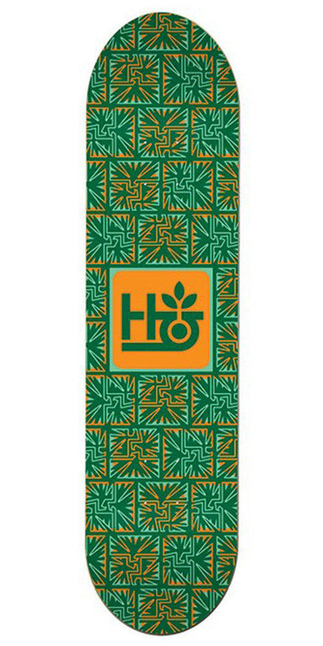 Habitat Aztec Pod Skateboard Deck - Green - 8.0in