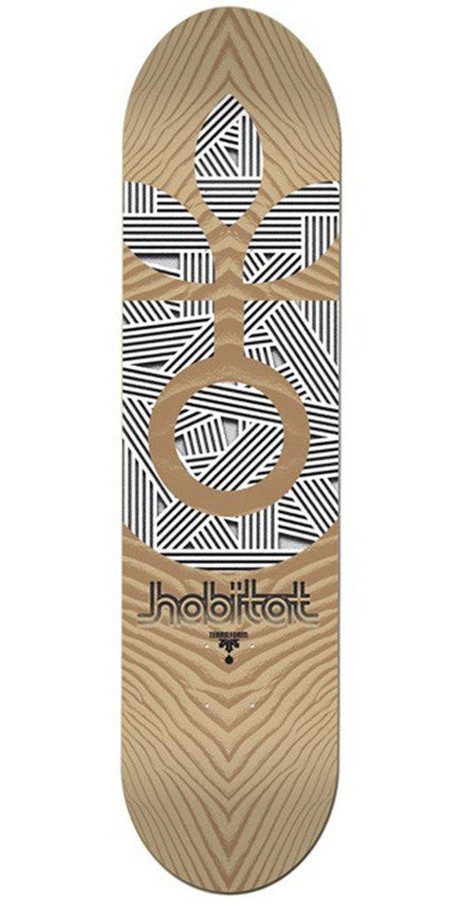 Habitat Terra Form Medium Skateboard Deck - Brown - 8.125in