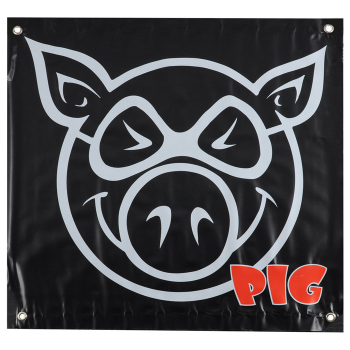 Pig Head Skate Banner - 30 x 30