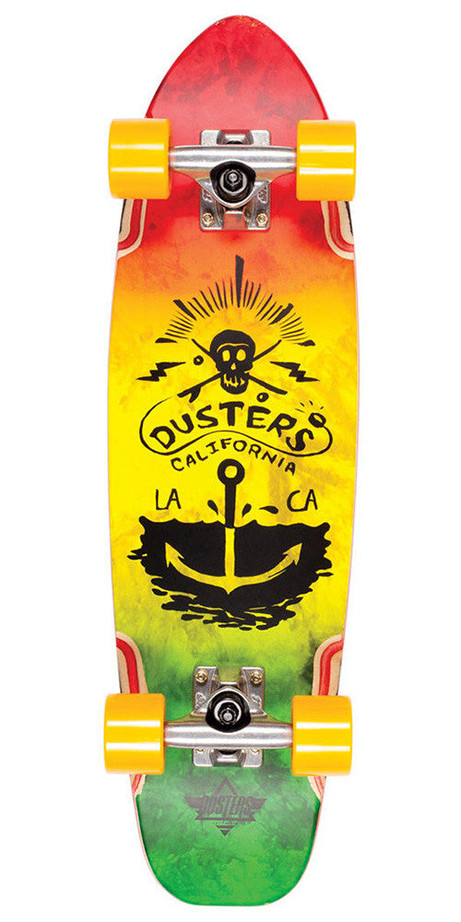 Dusters Anchored Cruiser Complete Skateboard - Rasta - 27.0in