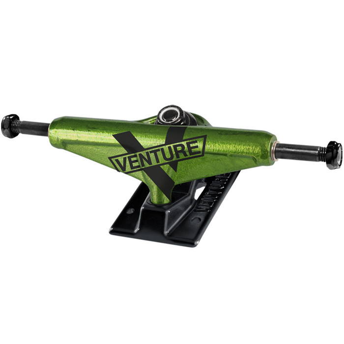 Venture Toxic Marquee Low Skateboard Trucks - Green/Black - 5.25 (Set of 2)