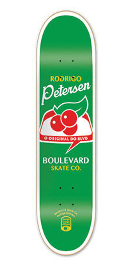 BLVD One Off Petersen Skateboard Deck - Green - 8.12