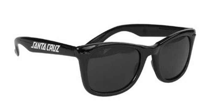 Santa Cruz Strip Shades Sunglasses - Black OS Unisex