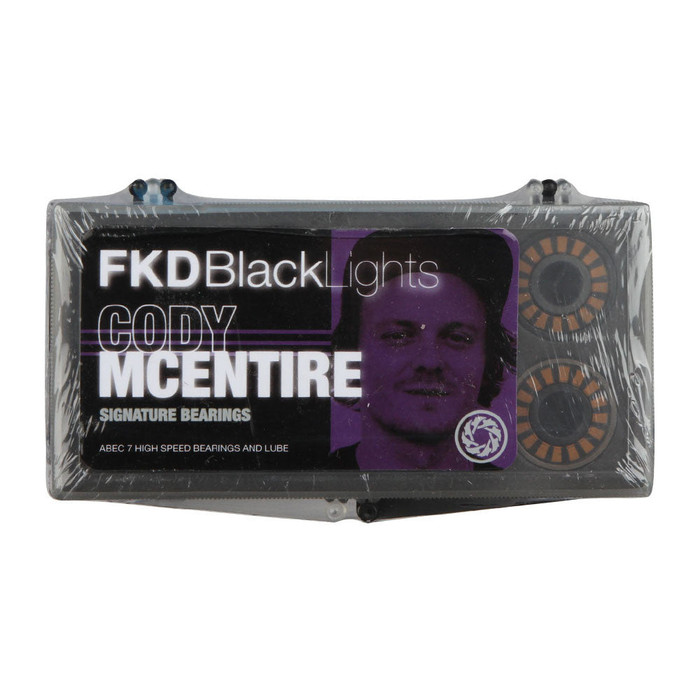 FKD Cody McEntire Blacklight Series Skateboard Bearings - Abec 7 (8 PC)