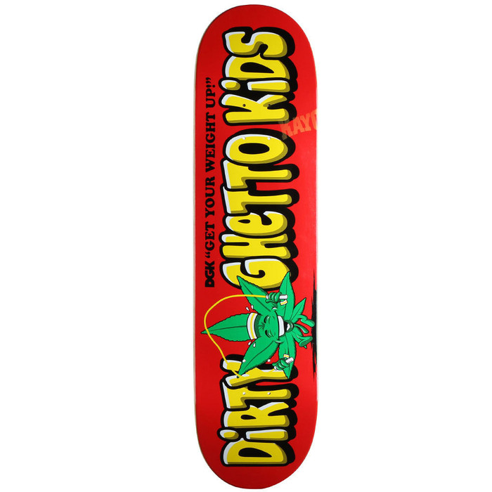 DGK Weight Skateboard Deck - Red - 8.1in