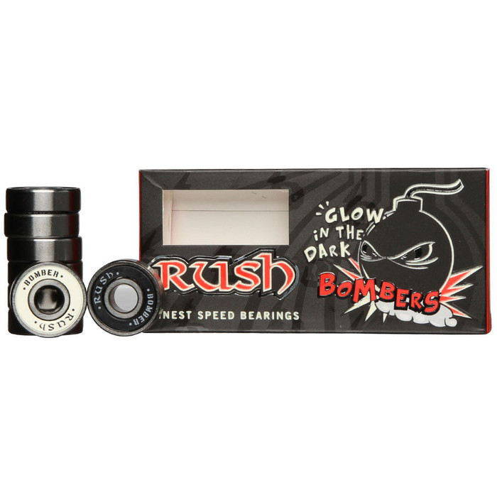 Rush Glow In The Dark Bomber Skateboard Bearings (8 PC)