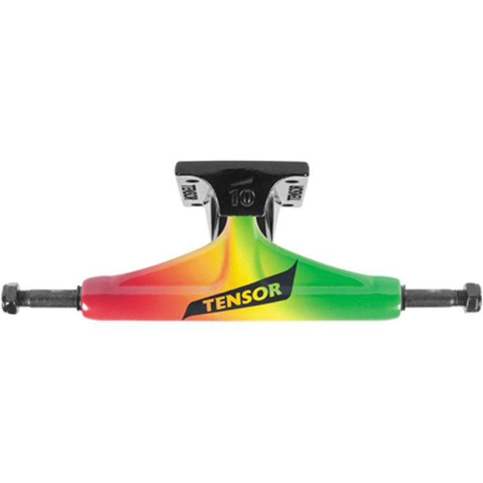 Tensor Aluminum Regular Tens Rasta Fade Skateboard Trucks - Rasta - 5.25 (Set of 2)