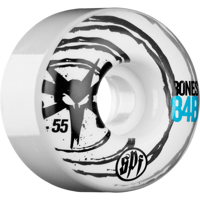 Bones SPF Sonic V4 Skateboard Wheels - White - 55mm (Set of 4)