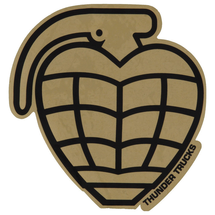 Thunder Ballin' Grenade Sticker - Medium