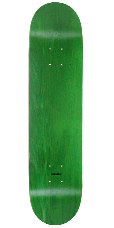 Skate America Skateboard Deck - Green Stained Blank - 8.5