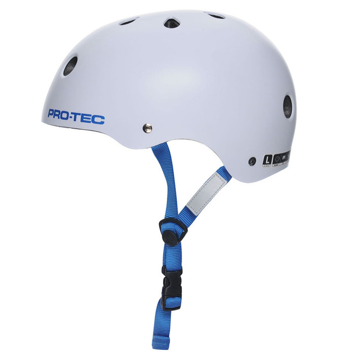 Pro-Tec Classic Street Skateboard Helmet - White