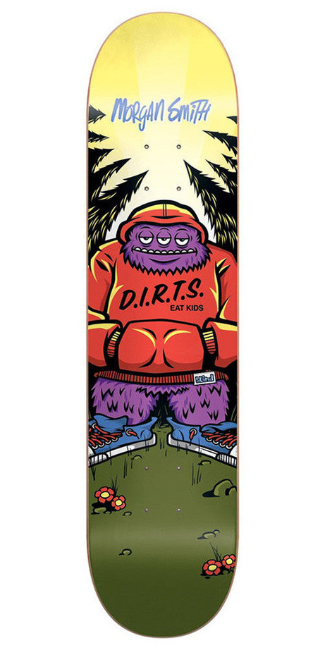 Blind Morgan Smith D.I.R.T.S R7 Skateboard Deck - Yellow/Green - 8.25