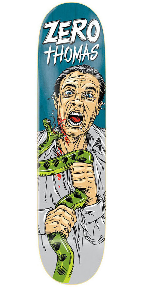 Zero Jamie Thomas Animal Attack Impact Light Skateboard Deck - Blue - 8.25