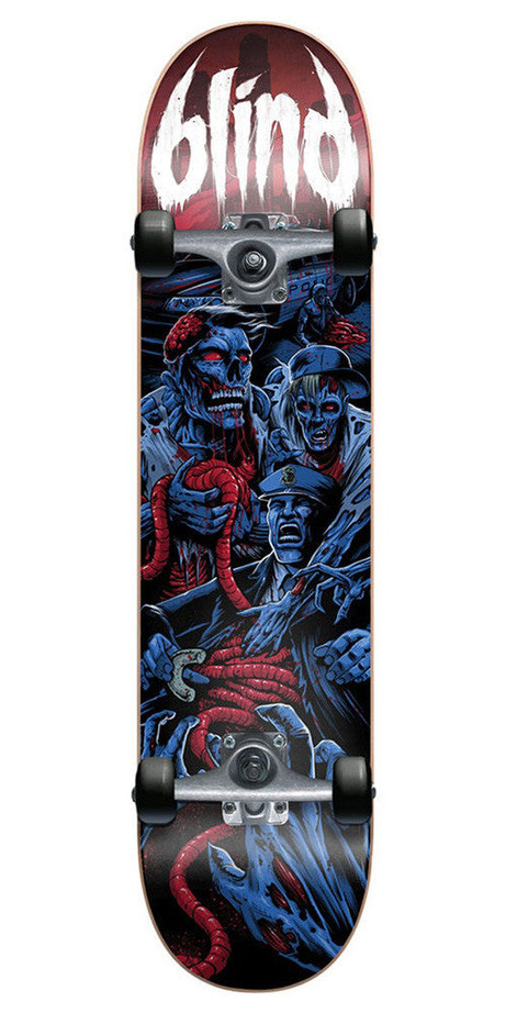 Blind Revenge Complete Skateboard - Blue/Red - 8.0