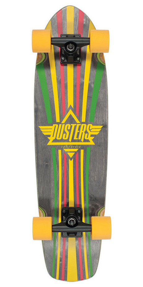 Dusters Keen Cruiser Complete Skateboard - Rasta - 31in