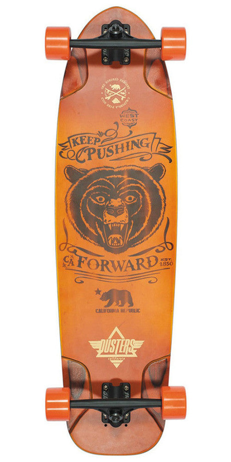 Dusters Kodiak Longboard Complete Skateboard - Sunburst - 36in