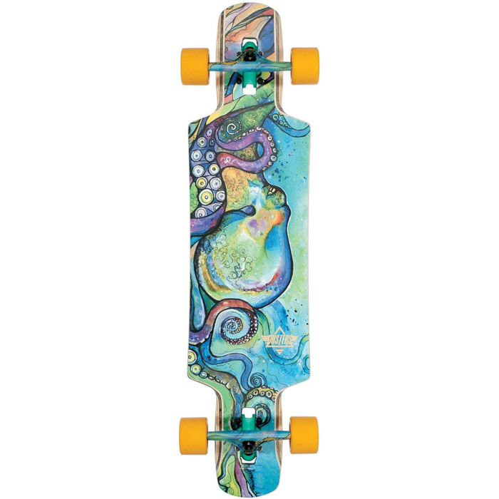 Dusters Kraken Dropthrough Complete Skateboard - Multi - 38.5in