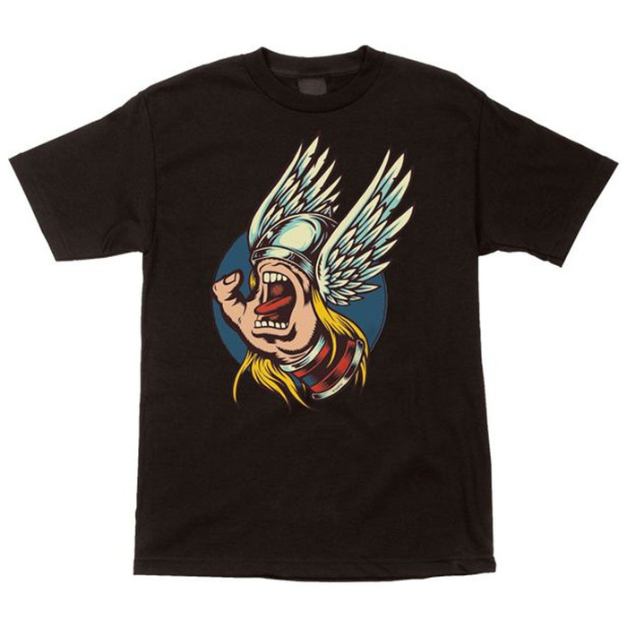 Santa Cruz Marvel Thor Hand Regular S/S Youth Mens T-Shirt - Black