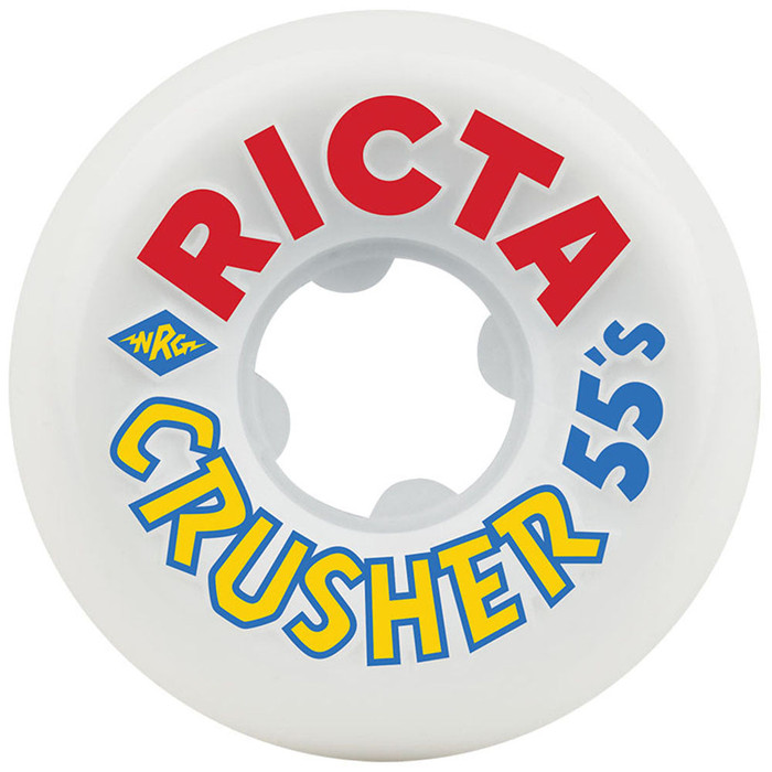 Ricta David Gonzalez ParkCrushers Skateboard Wheels - White - 55mm 83b (Set of 4)