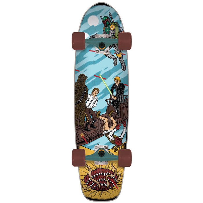 Santa Cruz Star Wars Sarlacc Pit Scene Cruzer Complete Skateboard - Multi - 8.5in x 31.0in