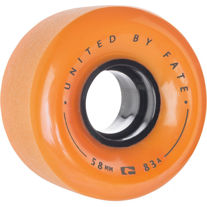 Globe Bruiser Skateboard Wheels - Orange/Black - 58mm 83a (Set of 4)