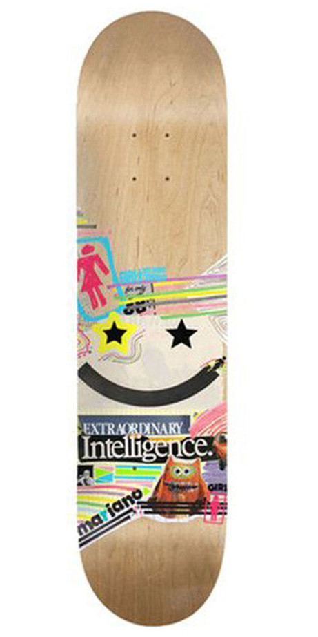 Girl Mariano Mish Mosh Skateboard Deck - Natural - 8.125in x 31.3in