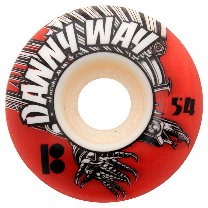 Plan B Danny Way Destroyer Skateboard Wheels - White - 54mm (Set of 4)