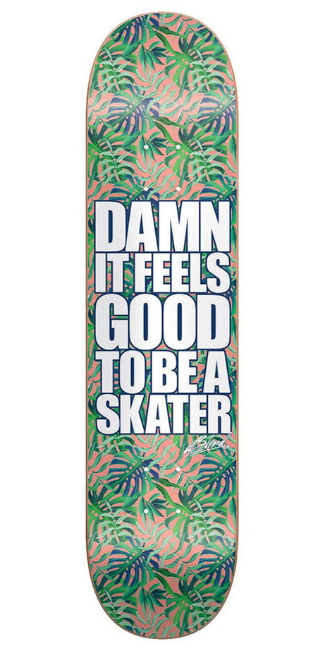 Blind Damn Plantlife HYB Skateboard Deck - Green - 8.0in