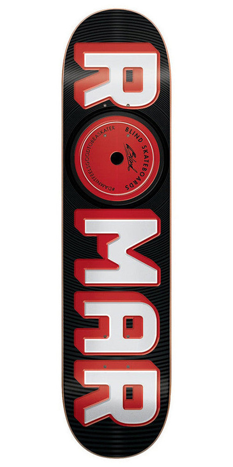 Blind Romar 33RPM R7 Skateboard Deck - Black - 8.0in