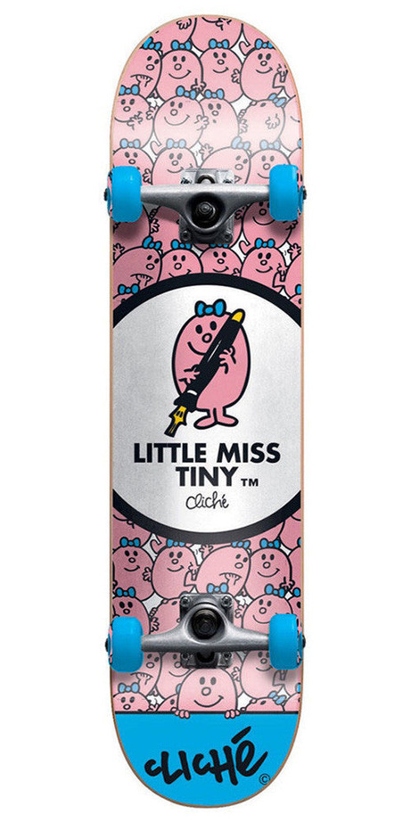 Cliche Mr. Men Little Miss Tiny Youth Complete Skateboard - Multi - 7.375in