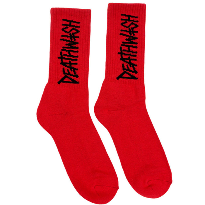 Deathwish Deathspray Men's Socks - Red/Black (1 Pair)