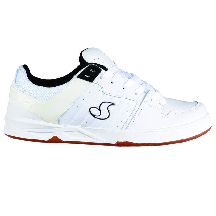 DVS Argon Skateboard Shoes - White/Black 100