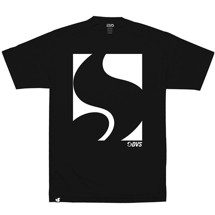 DVS Block Icon S/S Men's T-Shirt - Black/White 001