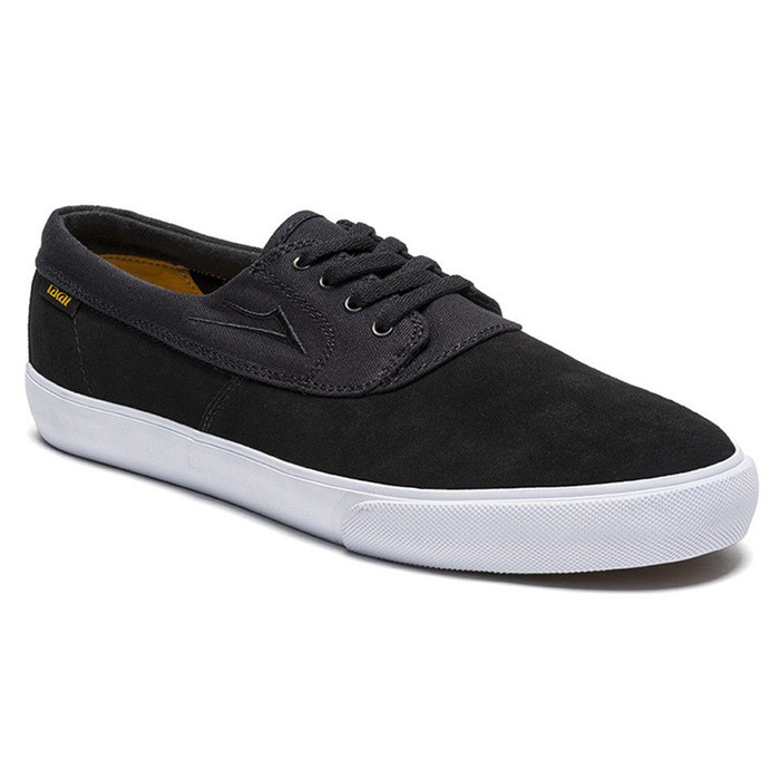 Lakai Camby Men's Skateboard Shoes - Black Suede