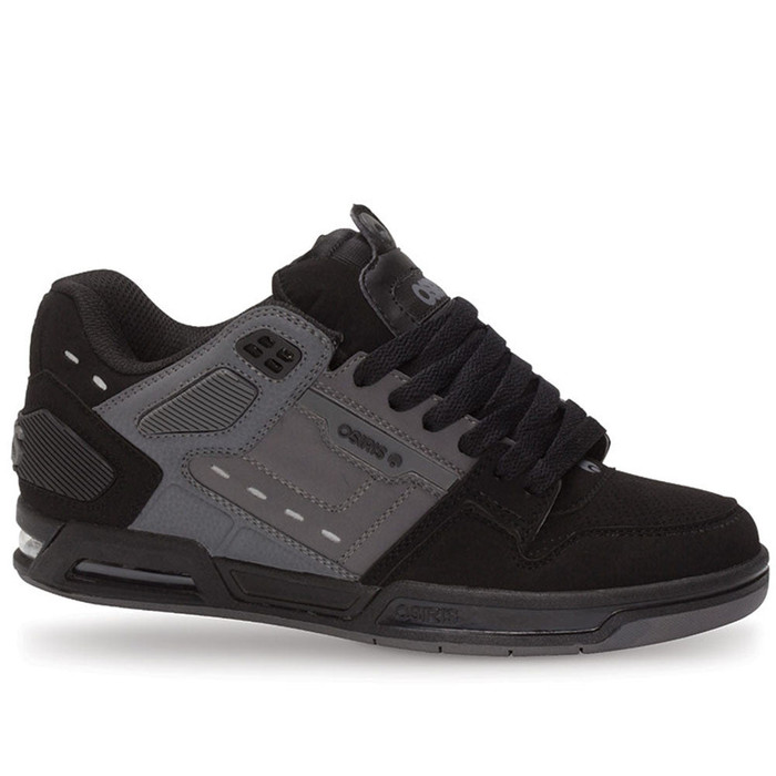 Osiris Peril Men's Skateboard Shoes - Black/Charcoal/Black