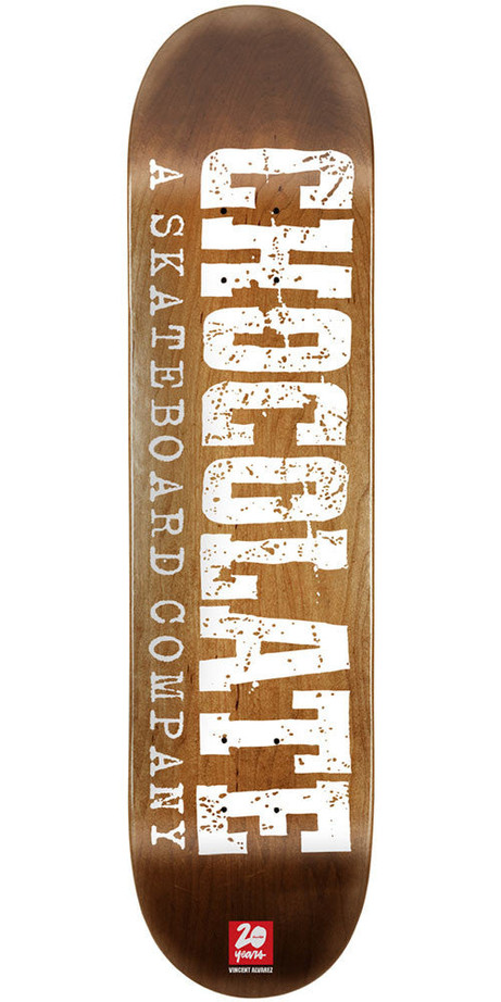 Chocolate Alvarez Heritage Skateboard Deck - Brown - 8.25in x 32.0in